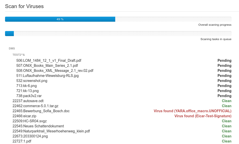 Virus Scan